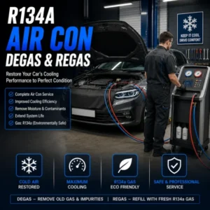 R134 Air-Con DeGas/ReGas (Pre-2015 Only) | MK12 Autocare Milton Keynes