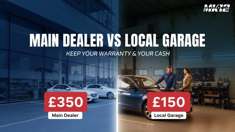 Independent garage car servicing warranty