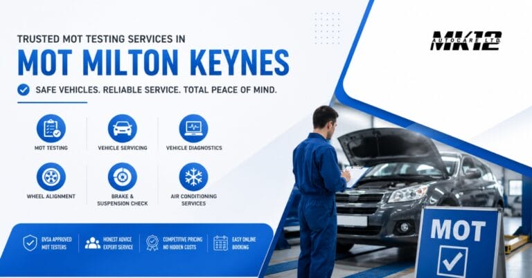 MOT Milton Keynes | MK12 Autocare MOT Testing Service