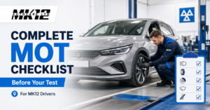 Complete MOT Checklist Before Test for MK12 Drivers