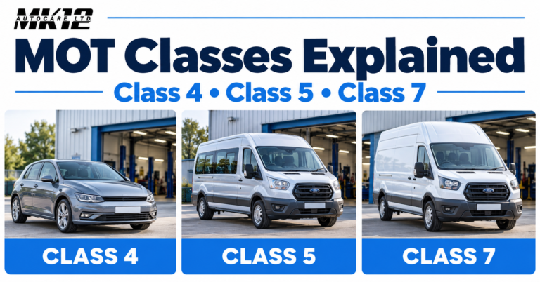 MOT Classes Explained Class 4 Class 5 and Class 7 Vehicles